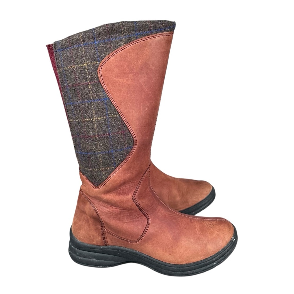L.L.BEAN North Haven Wool Paneled Tall Leather boots